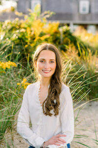 Dr. Jessica Crooker pictured on a beach 